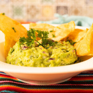 mashed avocados